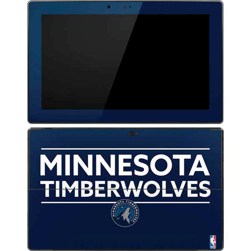 NBA Minnesota Timberwolves Standard - Navy Blue Surface Pro Tablet Skin